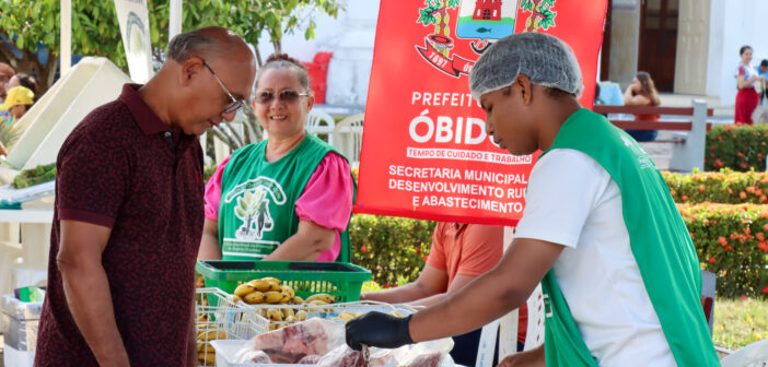 1ª edição da Feira da Agricultura Familiar valoriza o trabalho do pequeno agricultor obidense